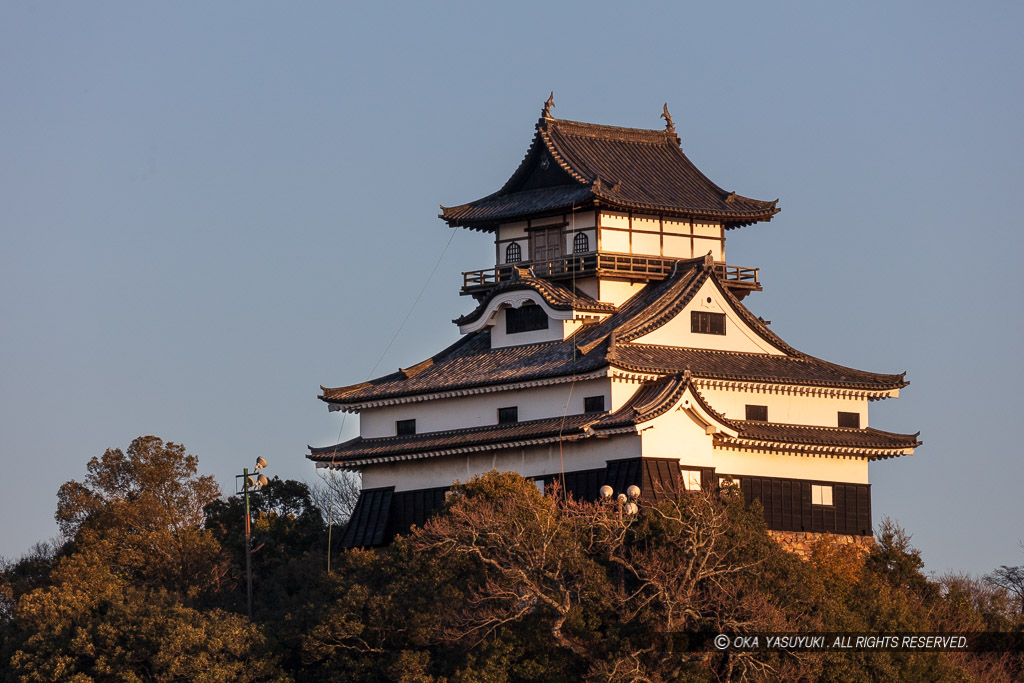 犬山城天守北西面