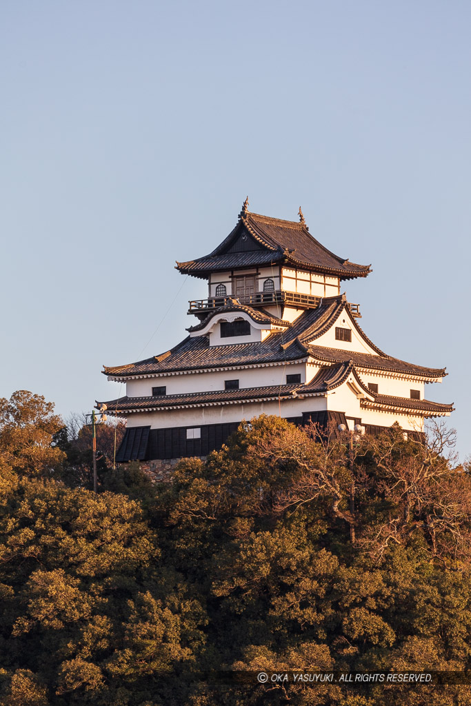 犬山城天守北西面