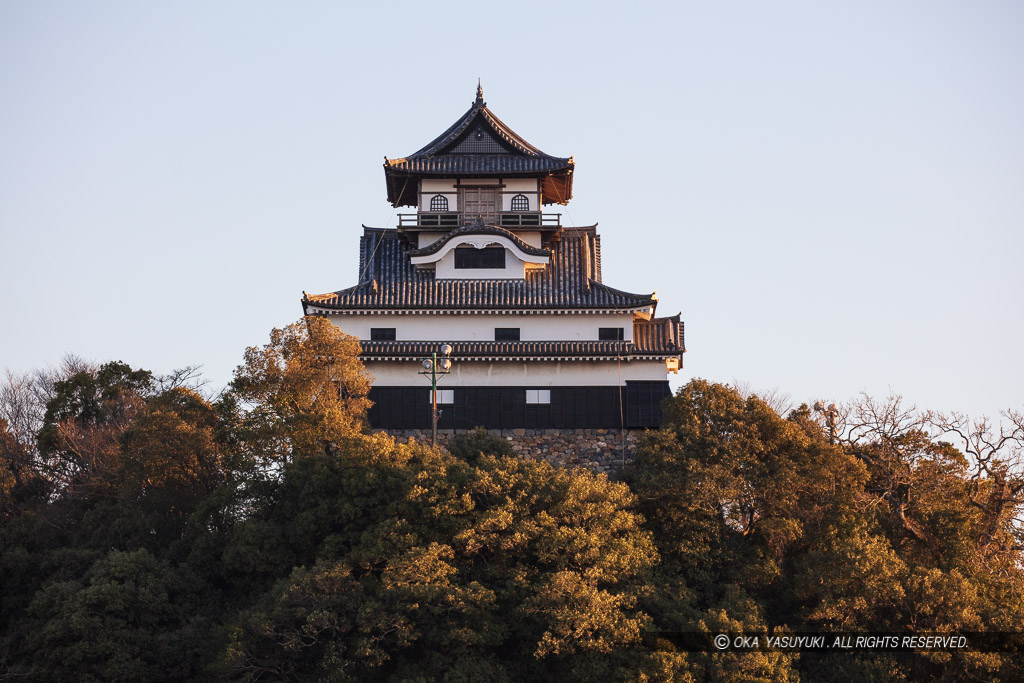 犬山城天守北面