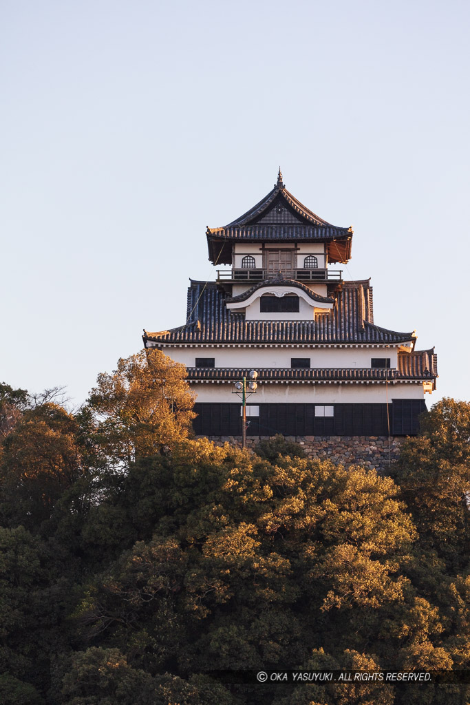 犬山城天守北面