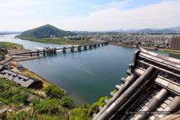 犬山城天守から木曽川と伊木山城｜高解像度画像サイズ：6615 x 4410 pixels｜写真番号：5D4A7601｜撮影：Canon EOS 5D Mark IV