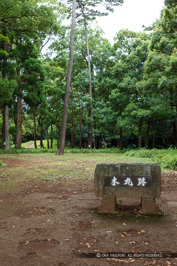 石垣山城本丸跡