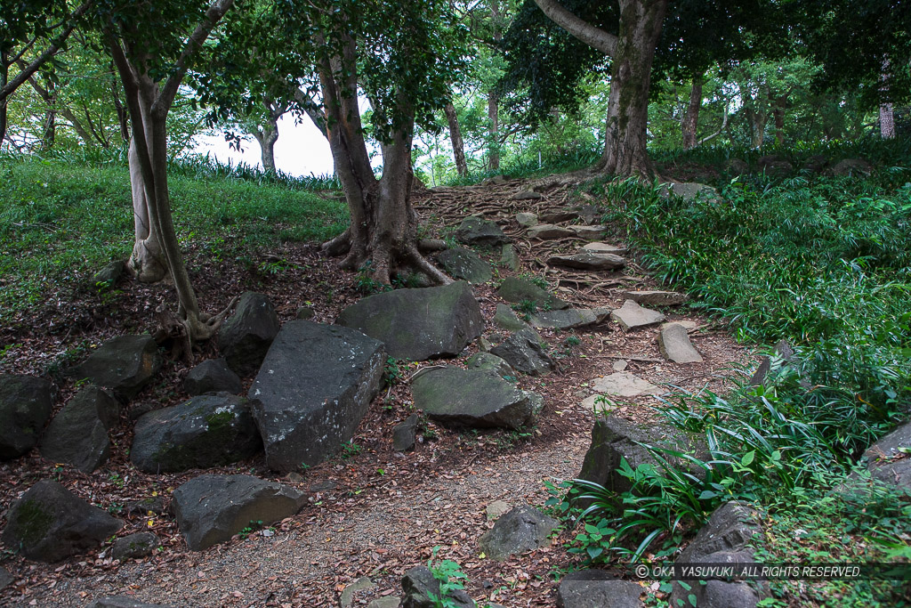 本丸北門虎口跡