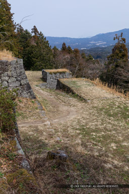 長局埋門跡から本丸虎口跡｜高解像度画像サイズ：4480 x 6720 pixels｜写真番号：5D4A6717｜撮影：Canon EOS 5D Mark IV