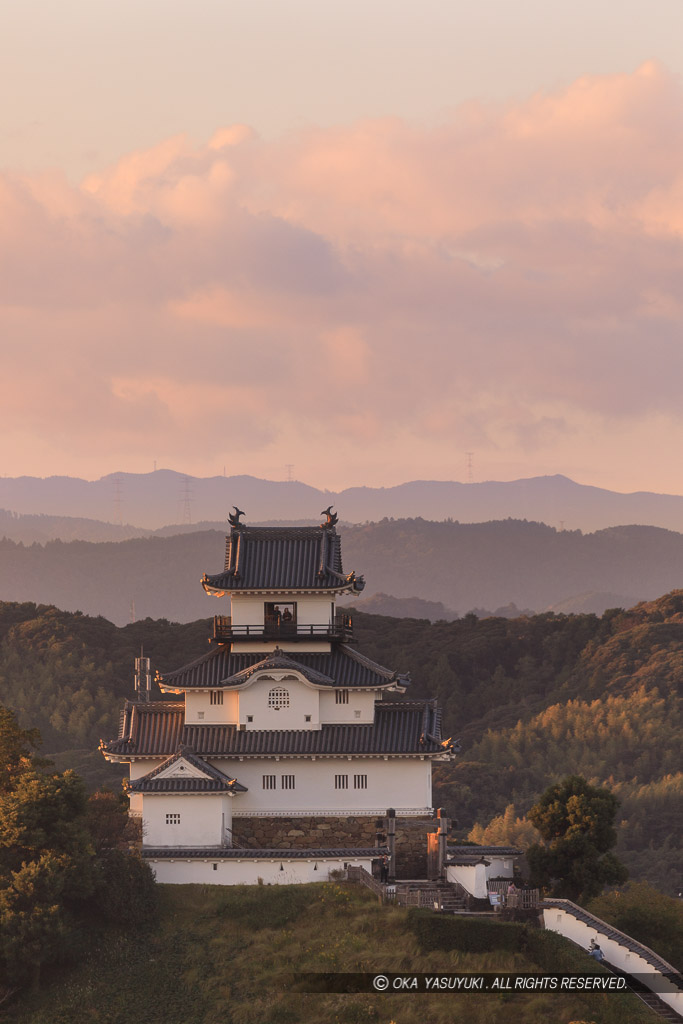 掛川城の残照