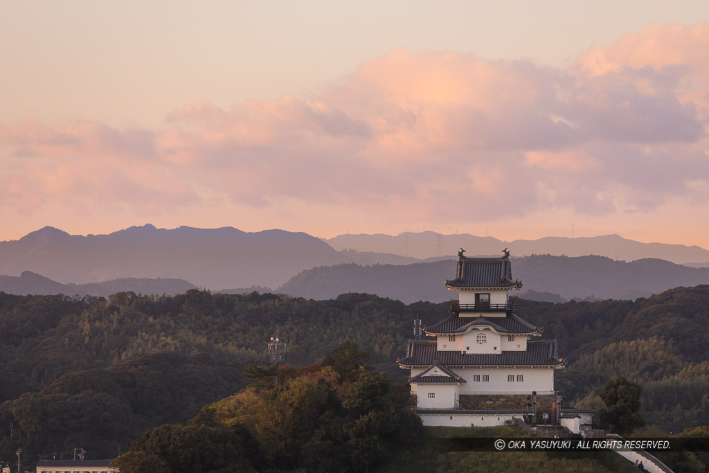 掛川城の残照