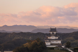 掛川城の残照｜高解像度画像サイズ：6651 x 4434 pixels｜写真番号：5D4A2256｜撮影：Canon EOS 5D Mark IV