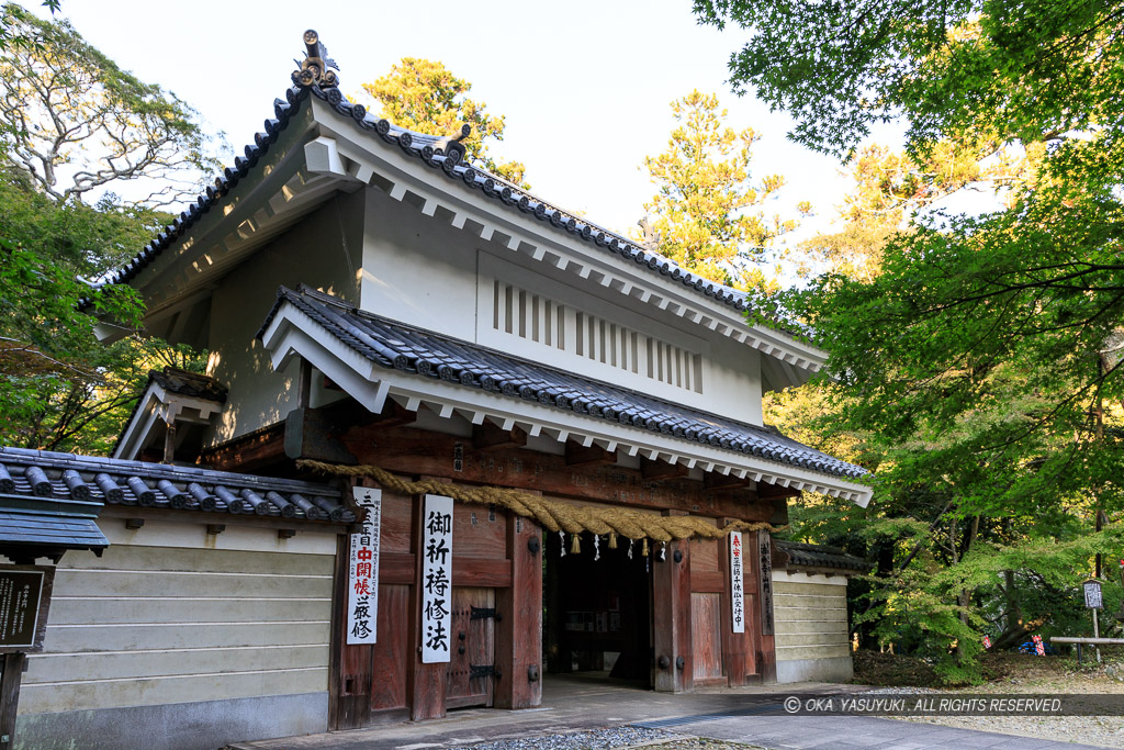 掛川城移築城門・大手二の門・油山寺山門