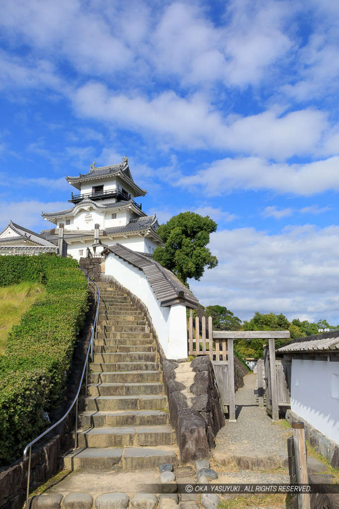 天守丸への登城路