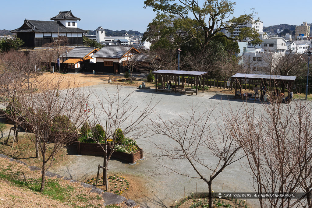 本丸跡・本丸御殿跡・2005年