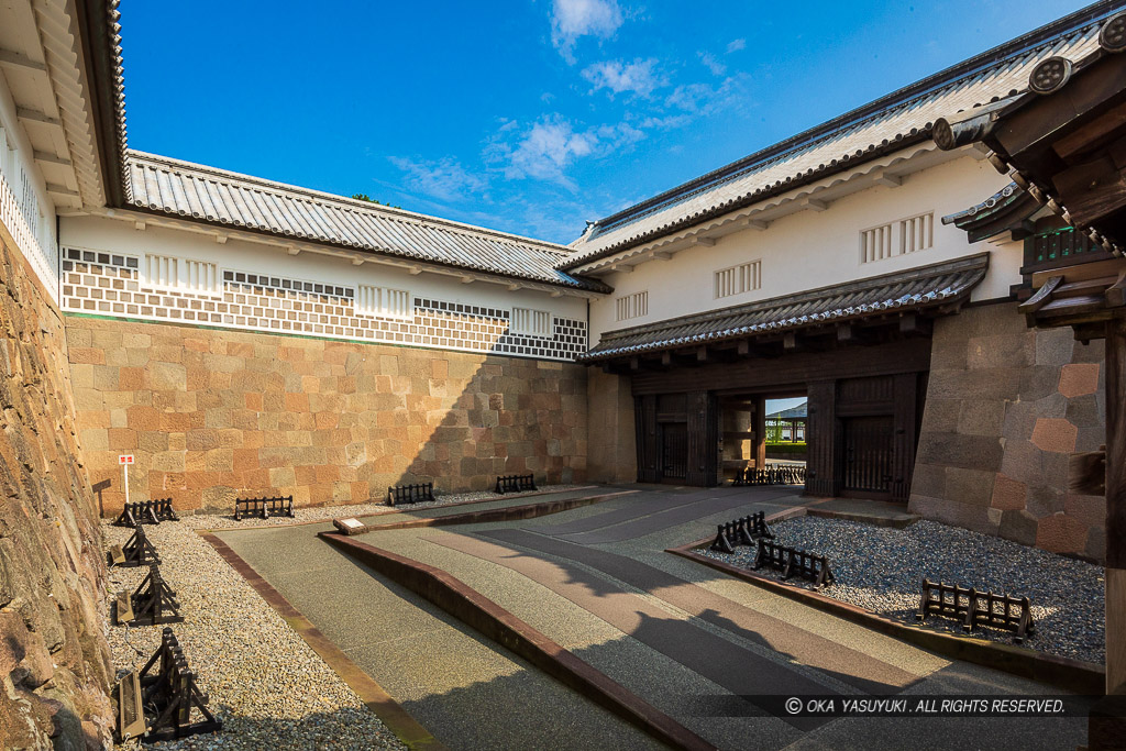 金沢城石川門虎口と二の門