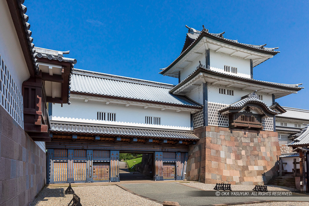 金沢城橋爪門二の門・橋爪門続櫓