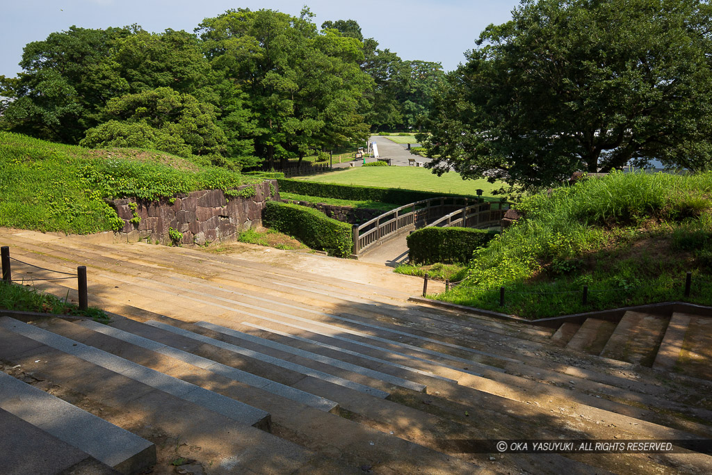 付壇虎口と極楽橋