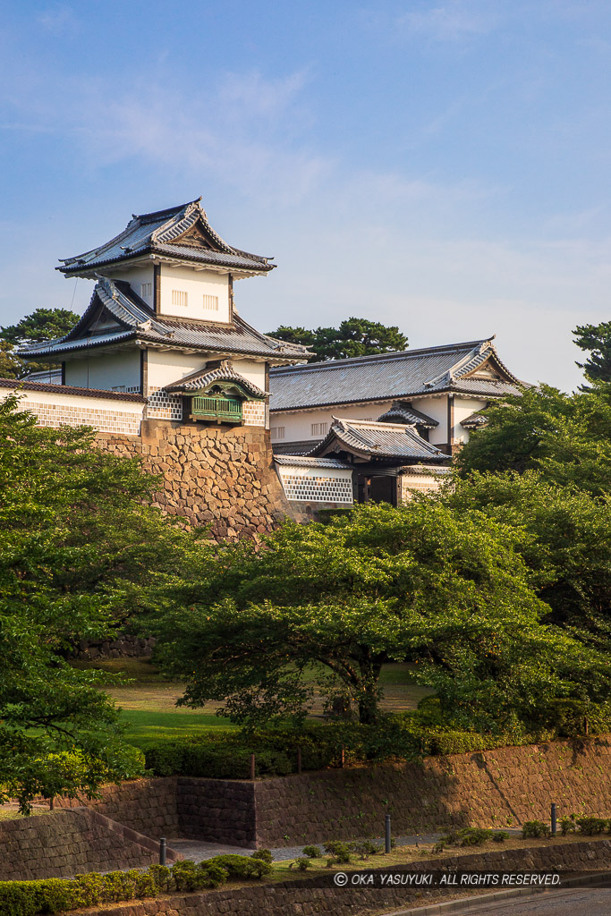 金沢城石川門（高麗門・櫓門・続櫓・石川櫓）