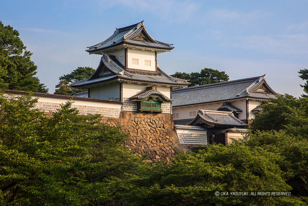 金沢城石川門（高麗門・櫓門・続櫓・石川櫓）