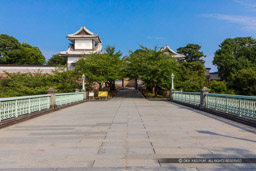 金沢城石川門と石川橋｜高解像度画像サイズ：6004 x 4003 pixels｜写真番号：5D4A7918｜撮影：Canon EOS 5D Mark IV