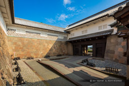 金沢城石川門虎口と二の門|高解像度画像サイズ:6473 x 4315 pixels|写真番号:5D4A7945|撮影:Canon EOS 5D Mark IV