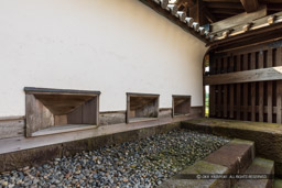 金沢城石川門の鉄砲狭間|高解像度画像サイズ:6675 x 4450 pixels|写真番号:5D4A7960|撮影:Canon EOS 5D Mark IV