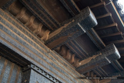 金沢城石川門櫓門・支輪と桟梁|高解像度画像サイズ:6720 x 4480 pixels|写真番号:5D4A7980|撮影:Canon EOS 5D Mark IV