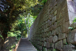 玉泉院丸庭園に面する石垣｜高解像度画像サイズ：6720 x 4480 pixels｜写真番号：5D4A8204｜撮影：Canon EOS 5D Mark IV