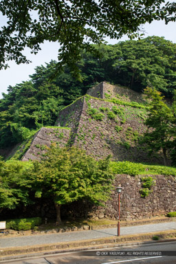 金沢城本丸・辰己櫓台・東の丸高石垣｜高解像度画像サイズ：4480 x 6720 pixels｜写真番号：5D4A9031｜撮影：Canon EOS 5D Mark IV