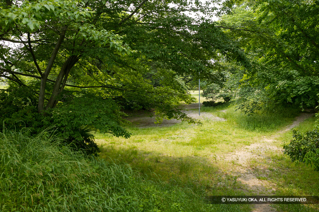 本丸枡形虎口内