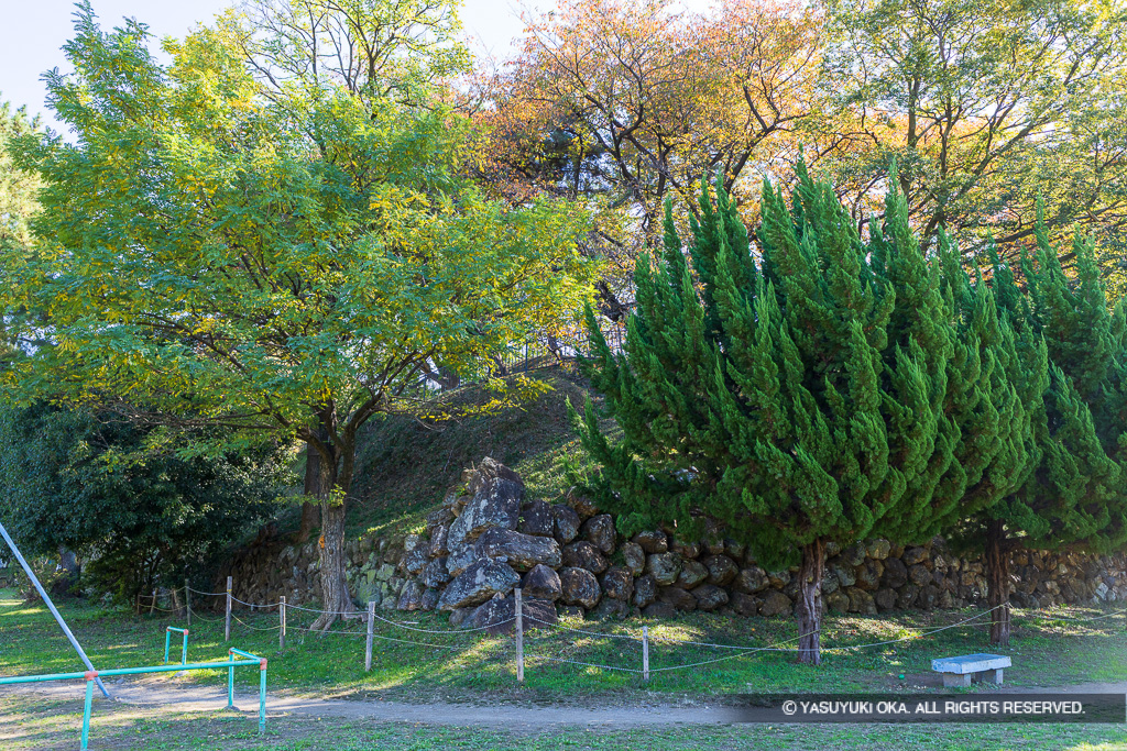 加納城天守台石垣