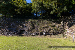 本丸東面の石垣が無い部分 | 高解像度画像サイズ：8192 x 5464 pixels | 写真番号：6F1A6020 | 撮影：Canon EOS R5m2