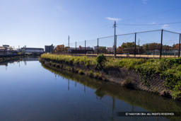 荒田川と加納城 | 高解像度画像サイズ：8192 x 5464 pixels | 写真番号：6F1A6031 | 撮影：Canon EOS R5m2