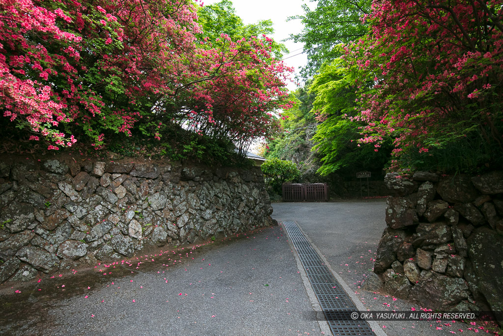 唐沢山城大手虎口跡