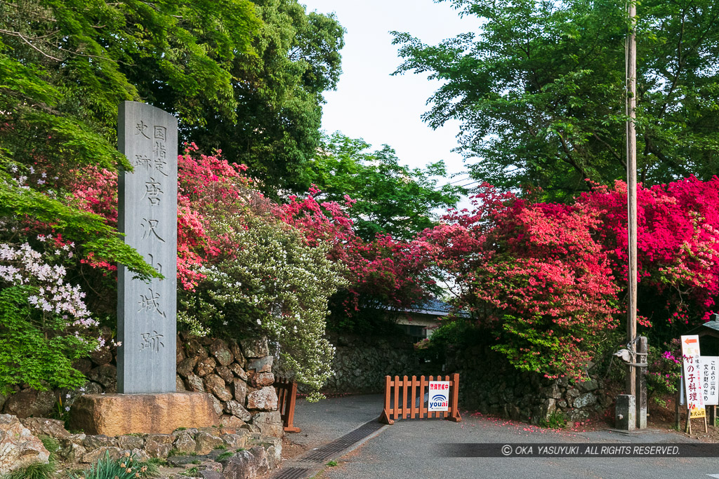 唐沢山城大手虎口跡