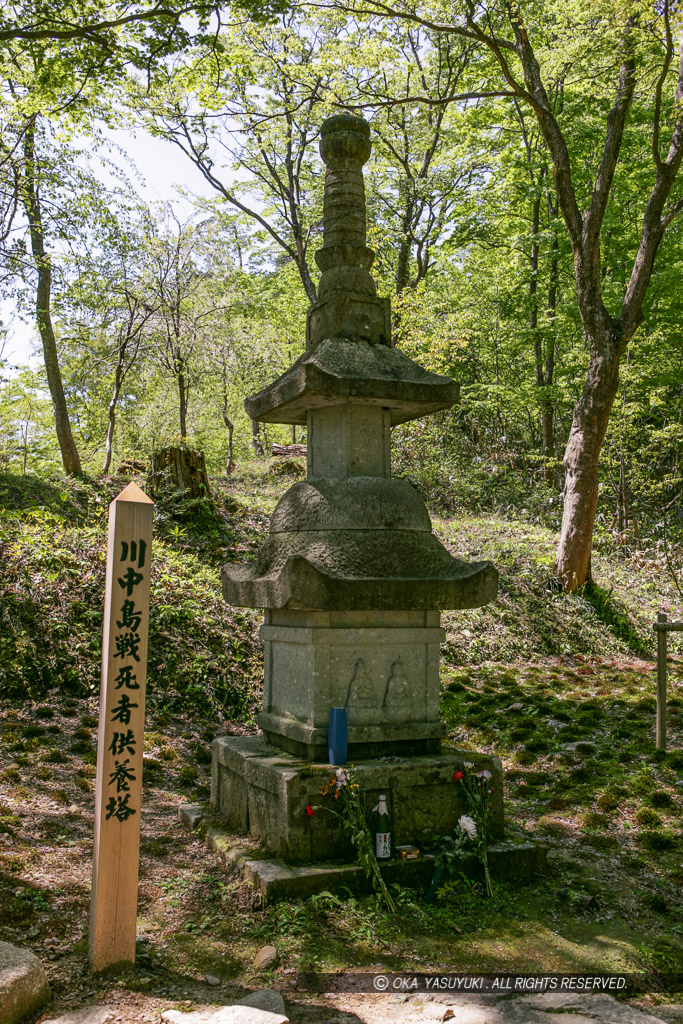 川中島戦死者供養塔