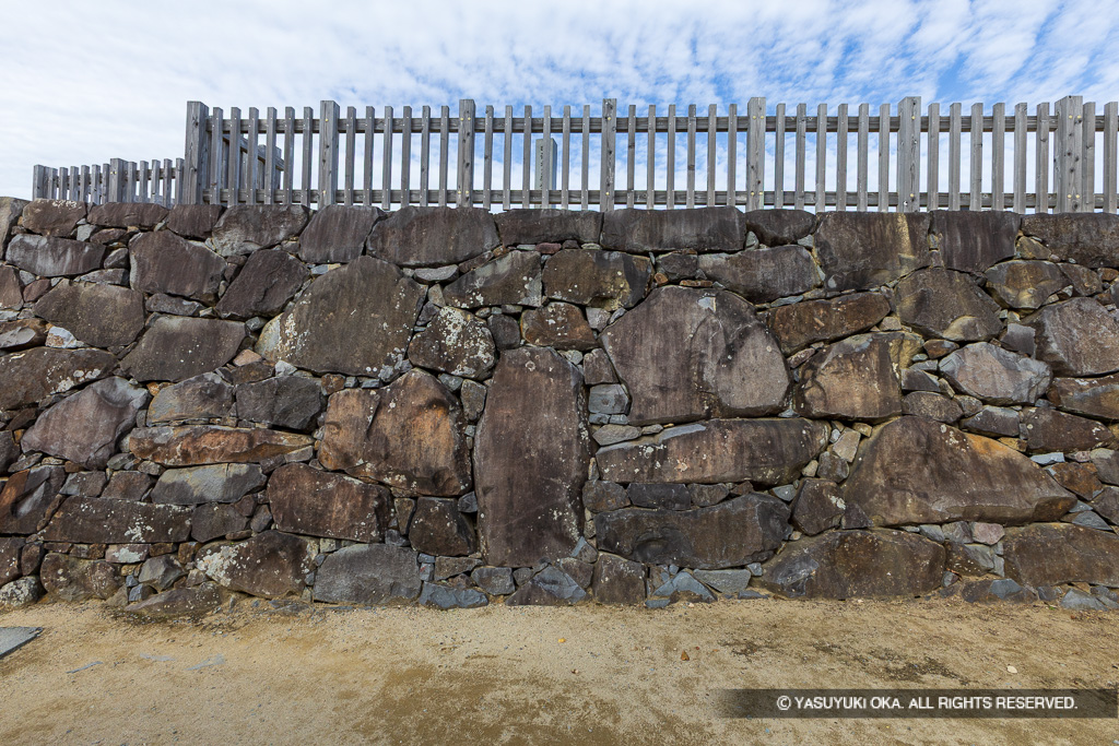 天守台地階（北面）