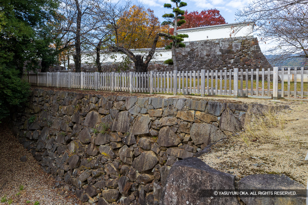 数寄屋曲輪石垣