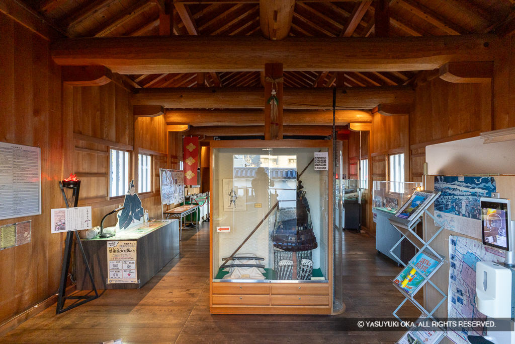 山手渡櫓門の内部