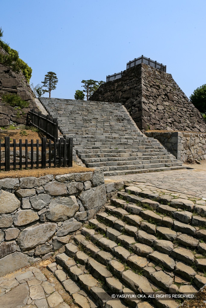 中の門跡・鉄門跡（再建前）