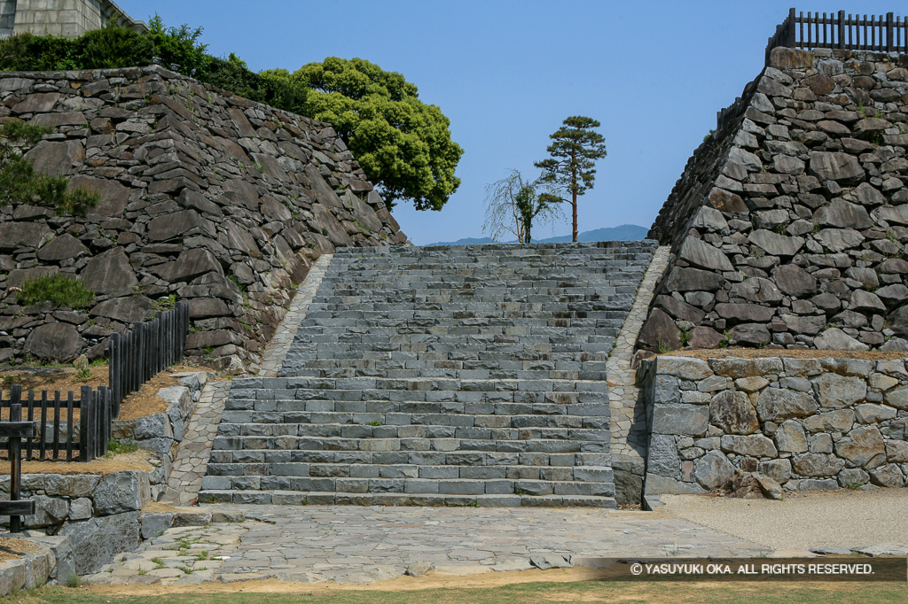 中の門跡・鉄門跡（再建前）