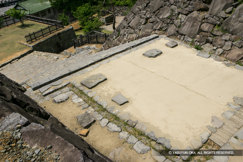 中の門跡・鉄門跡（再建前）