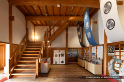 稲荷櫓1階内部（2025） | 高解像度画像サイズ：8192 x 5464 pixels | 写真番号：6F1A4433 | 撮影：Canon EOS R5m2