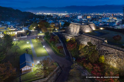 甲府城ライトアップ | 高解像度画像サイズ：7563 x 5044 pixels | 写真番号：6F1A5273 | 撮影：Canon EOS R5m2