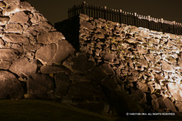 甲府城石垣ライトアップ | 高解像度画像サイズ：4992 x 3328 pixels | 写真番号：VJ7Z7347 | 撮影：Canon EOS-1Ds Mark II