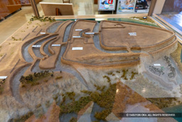 小山城の復元模型 | 高解像度画像サイズ：8192 x 5464 pixels | 写真番号：6F1A5513 | 撮影：Canon EOS R5m2