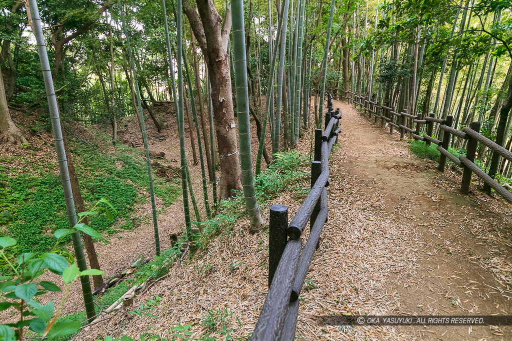 堀と土塁