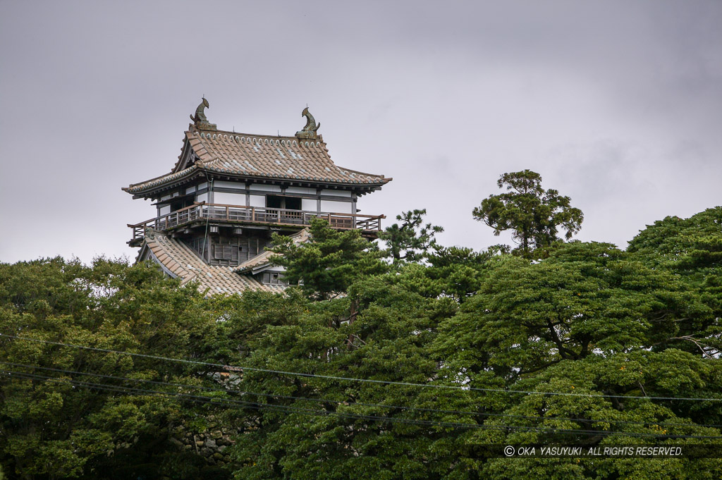 天守北面