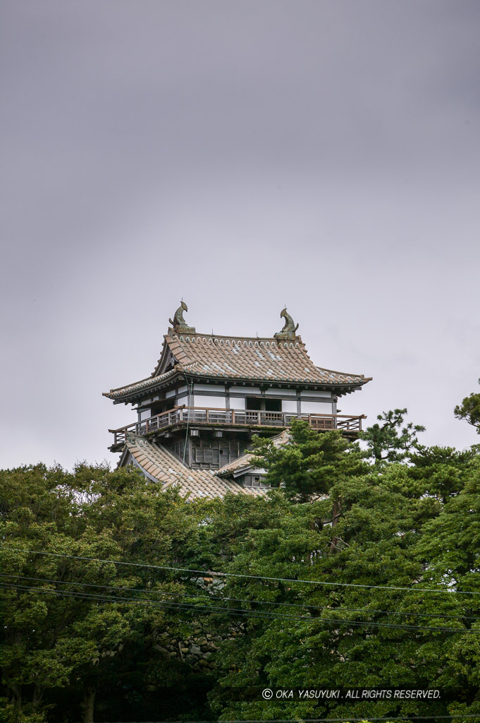 天守北面