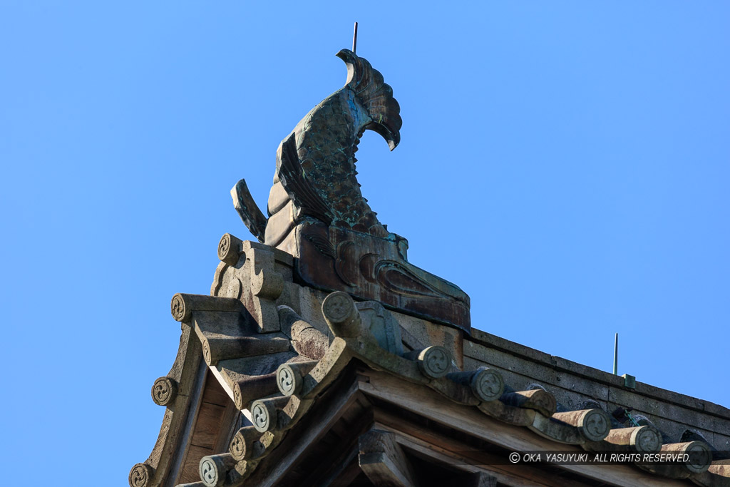 丸岡城天守の鯱