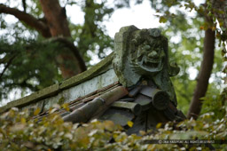 移築城門・不明門・阿吽の石瓦｜高解像度画像サイズ：3375 x 2246 pixels｜写真番号：53BS6895｜撮影：Canon EOS-1DS