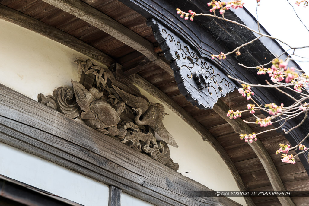 松前城の本丸表御殿玄関・伏見城遺構