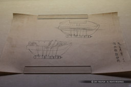 徳川斉昭考案の潜水艦設計図（模写）｜高解像度画像サイズ：6028 x 4019 pixels｜写真番号：5D4A5554｜撮影：Canon EOS 5D Mark IV