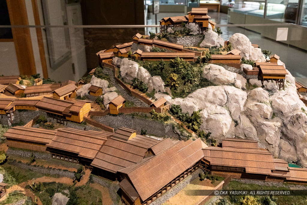 苗木城の模型